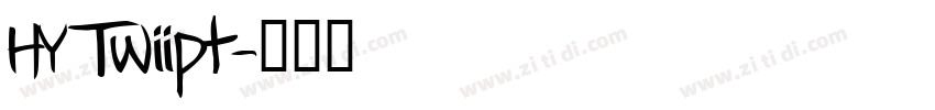 HY Twiipt字体转换